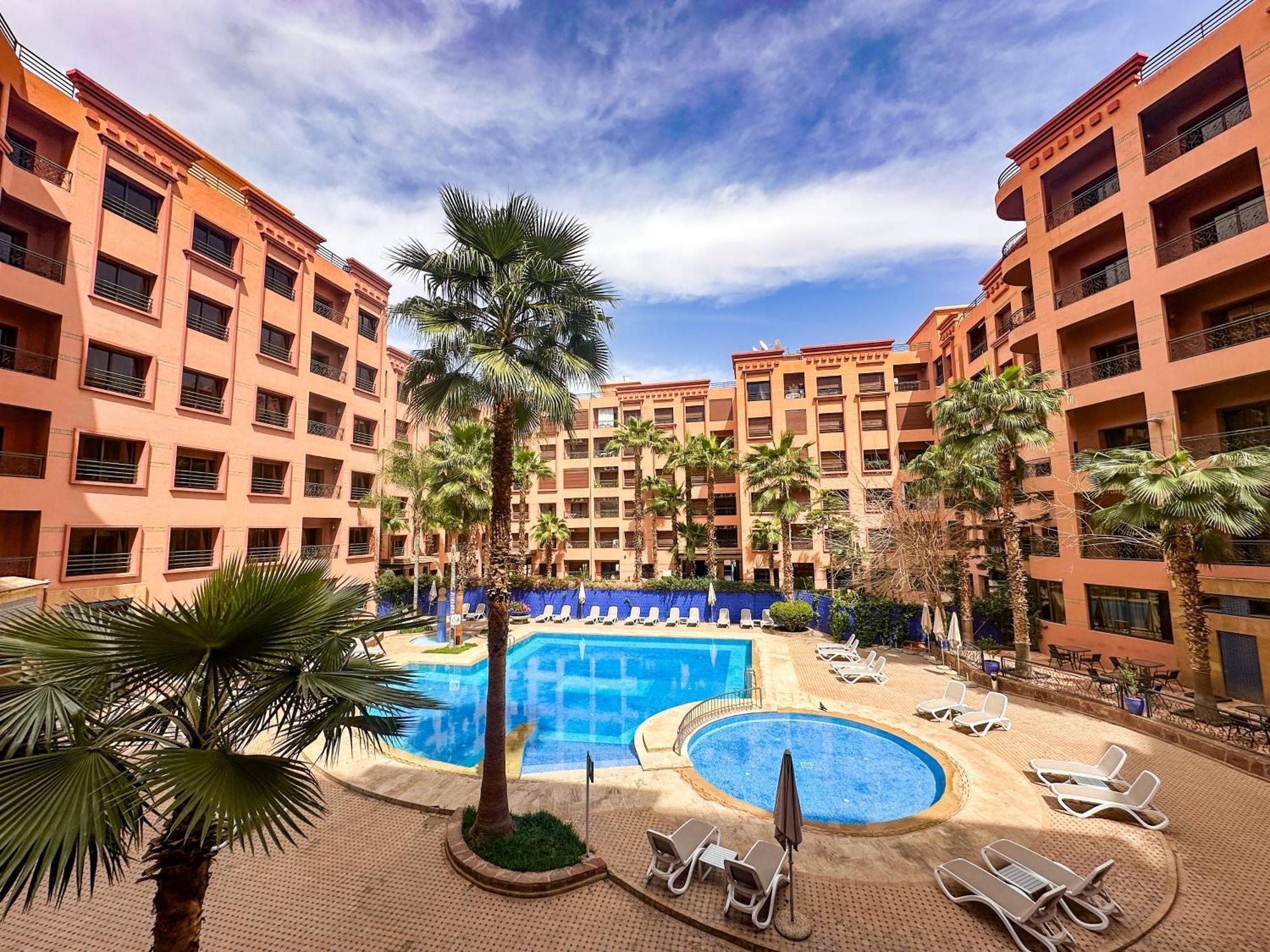 Mogador Menzah Appart Hotel Marrakesh Eksteriør billede